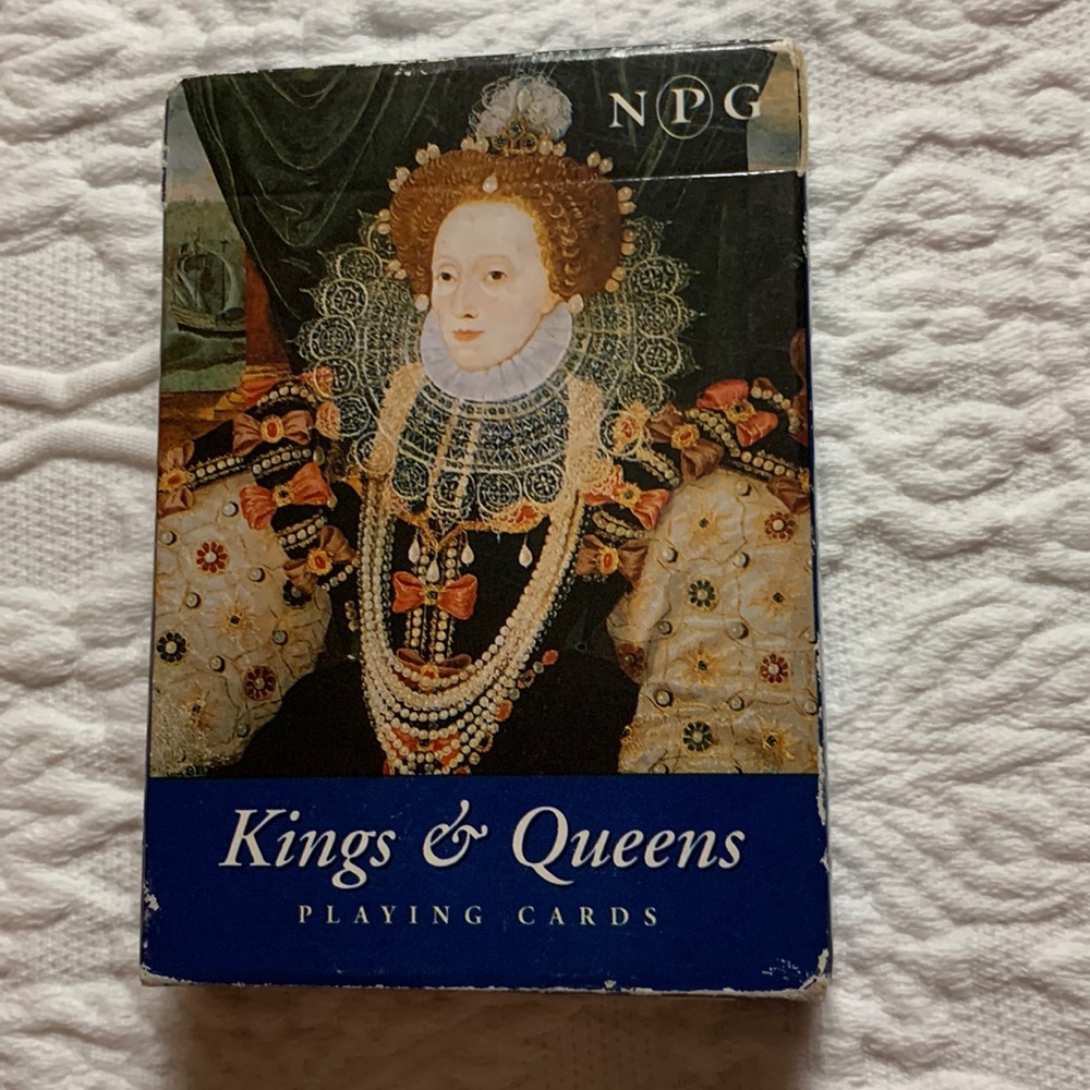 PLAYING CARDS-PLATNIK KINGS/QUEENS NPG HARRODS-GREAT BRITAIN HARRODS 18 PORTRAIT